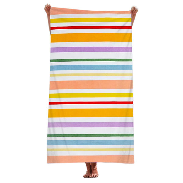 Oversize trykt strandhåndklæde clearance håndklæder 55*27" i, voksen svømme håndklæder, ideel gave til kvinder, mor, bedste ven kæreste (FMY)