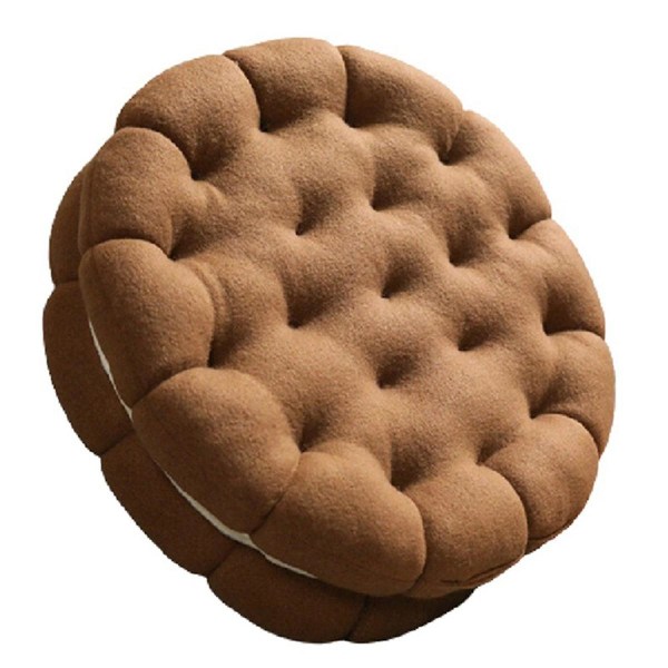 Sandwich Biscuit Sofa Pude Blød Tyk Sæde Pude Stue Soveværelse Hjem Dekoration Kast Pude Ryg Puder C  (FMY)