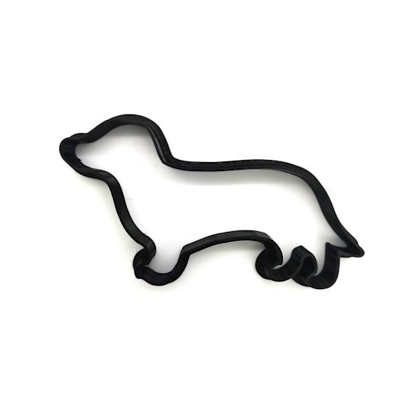 Taxhund 8 cm kakform 2 delar (FMY) Black 1
