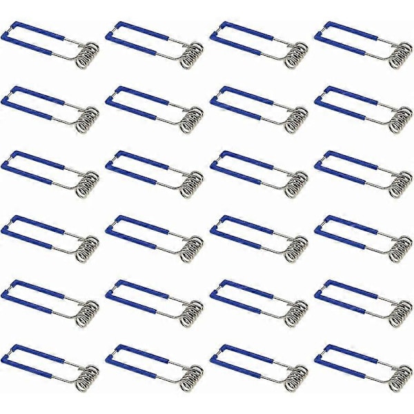 Pakke med 24 Fjederclips til Indbygningsspot GU10 MR16 1,5 x 60 mm (FMY)