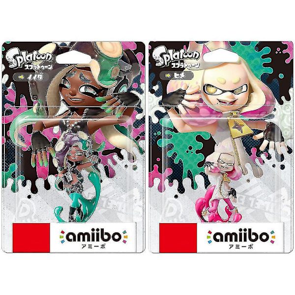 Splatoon Spil Samling Model Legetøj Pearl Marina Duk Action Figur Ornament Skrivebords Dekoration (FMY) Pink