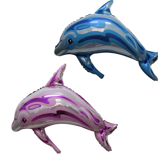 10 stk Delfin Aluminiumfolie Ballonger Bryllup Bursdagsfest Jul Dekor (FMY)