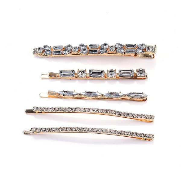 Rhinestone Bobby Pins, Metal Hårklämmor Diamond Bobby Pins Crystal Hair Pin For Prom Lady Women Girls,wz-1857 (FMY)