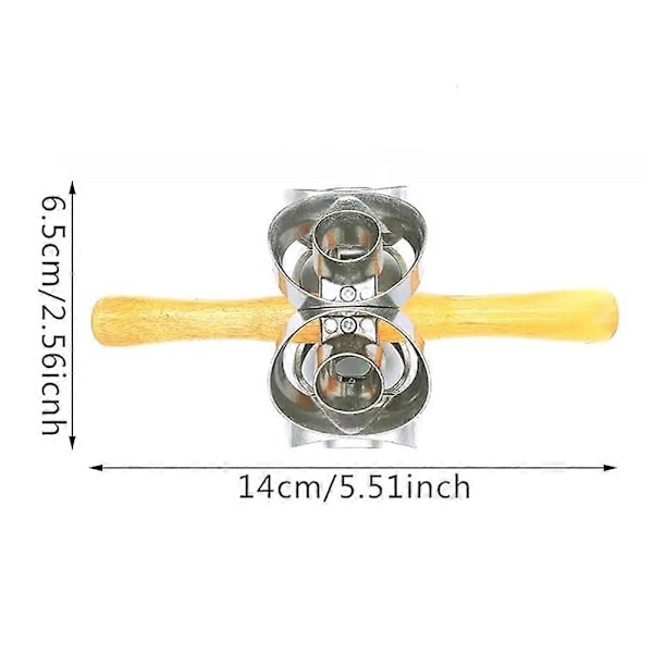 Roterende Donut Cutter Rask Mattrygg Dough Baking Roller Praktisk Donut Maker for Bakerier Hjem (FMY) B