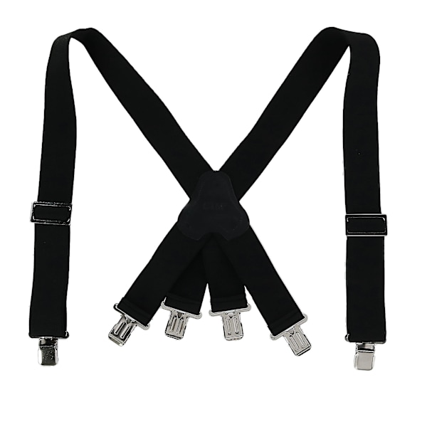 CTM Joustavat Klipsikiinnitteiset 5 cm:n Palomieshenkselit (Miehet) (FMY) Black one size