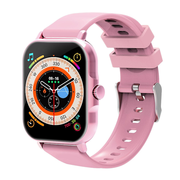 Samtal Smart Klocka Encoder Hd Röstassistent Blodtryck Puls Armband (FMY) Pink