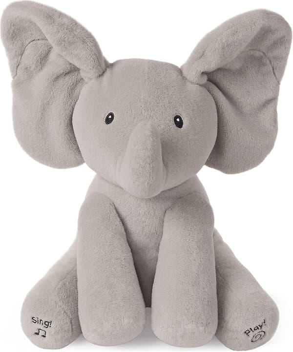 Plushdjur, Grå, 30 cm (FMY)