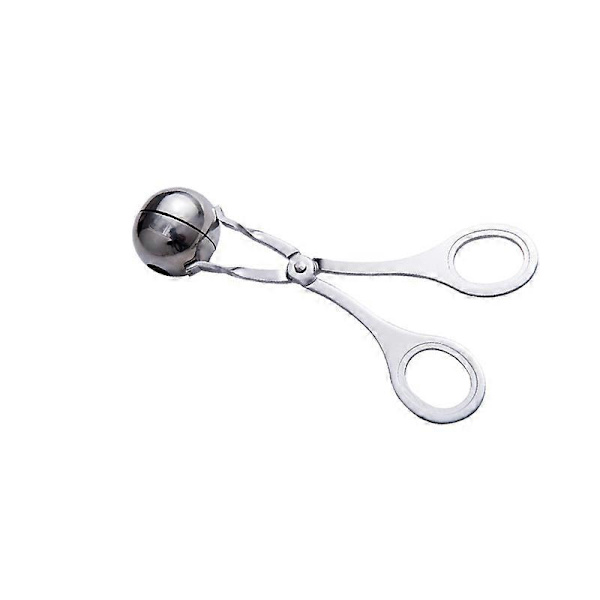 Kjøttballformer, Rustfritt Stål Ikke-Klebbende Kjøttballmaker, Tenger, Cake Pop Kjøttballmaker Is Tenger, Cookie Dough Scoop for Kjøkken. (1.38\" og  (FMY)