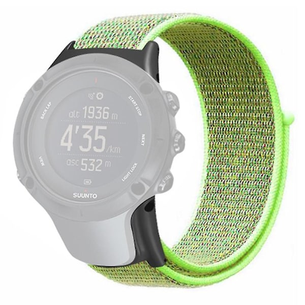 Suunto Ambit3/Ambit3 Peak -kellohihna Nylon Sport Loop - Seashell White (FMY) Light yellow Suunto Ambit 3