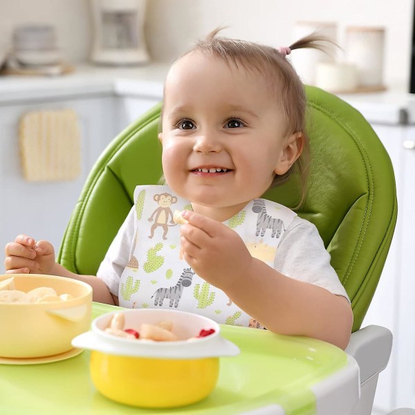 100 kpl kertakäyttöisiä ruokalappuja, säädettävät baby ruokalaput matkapakkaus vastasyntyneille baby (FMY)