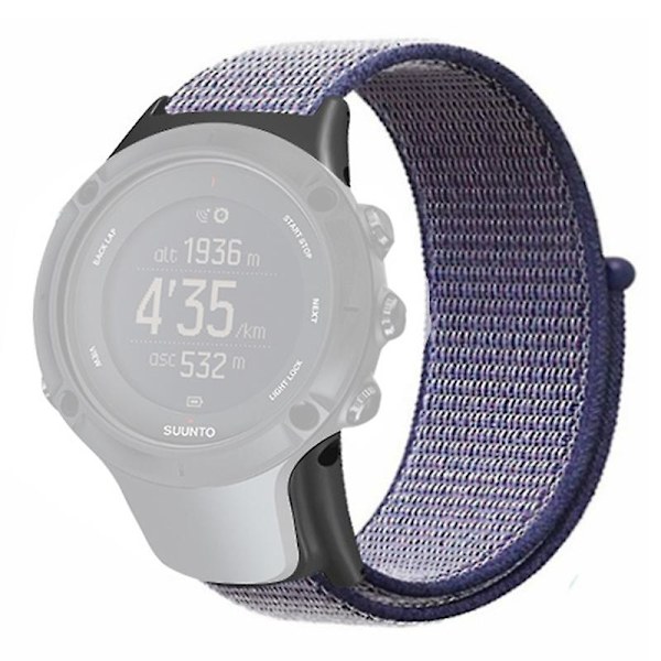 Urrem til Sunnto Ambit3/Ambit3 Peak - Nylon Sport Loop - Seashell Hvid (FMY) Blue Suunto Ambit 3