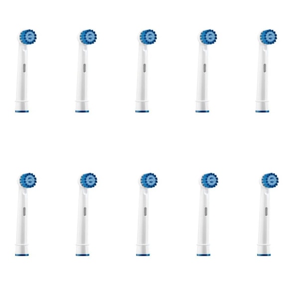 10 st för Brecisionsrengöring tandborstar med ersättningsborsthuvuden Daglig rengöring (FMY)