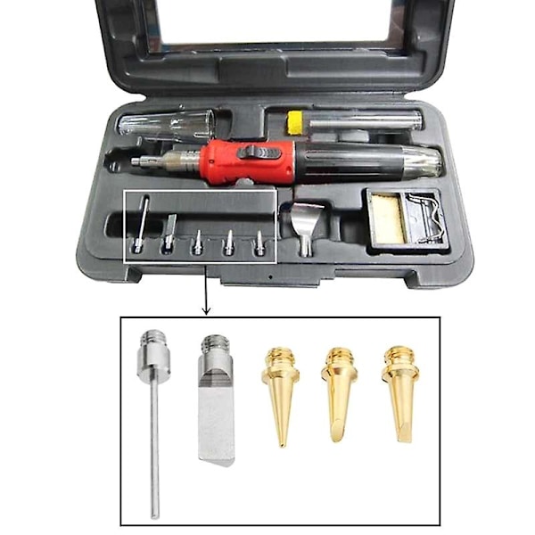 5 st Hs-1115k Butangas Lödkolv Kit Svets Kit Brännare Penna Verktyg  (FMY) 5 PCS