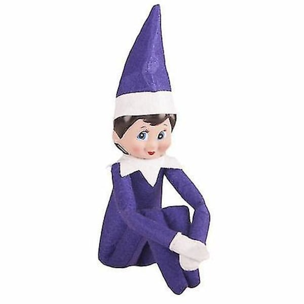 The Elf On The Shelf -poika ja -tyttö -pehmolelut - Xmbs -w6 -b4  (FMY) Girl Purple