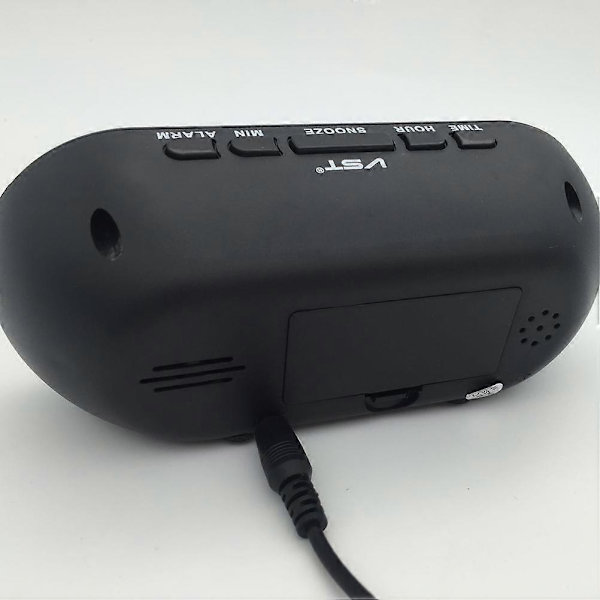 Radioväckarklocka LED Digital Väggklocka Digital Klockradio Plast Väckarklocka Väckarklocka LED Digital Bordsur  (FMY) Black