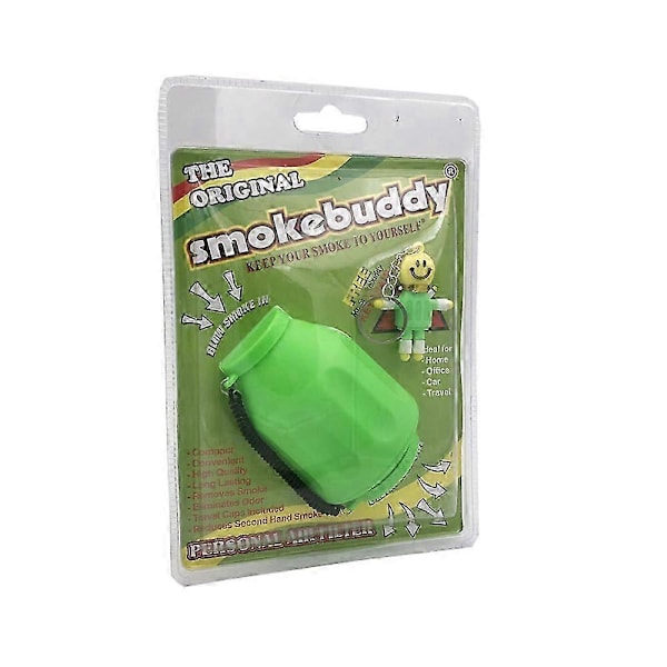Smokebuddy Personlig Luftrenser Aktivert Kullfilter (Hvit) P20250110475 (FMY) Green