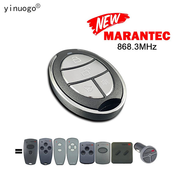 Marantec Fjärrkontroll för Garageport 868mhz Marantec Digital 382 384 302 304 313 321 323 Marantec Command 131 Handsändare (FMY) YNG144