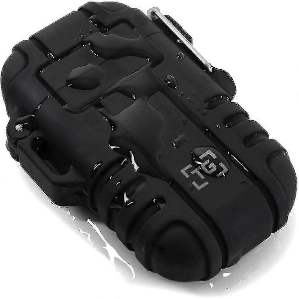 Kryc-tg Plasma Lighter Vindtett Vanntett USB Oppladbar Flammeløs Dobbel Bue For EDC Camping Overlevelse (FMY)