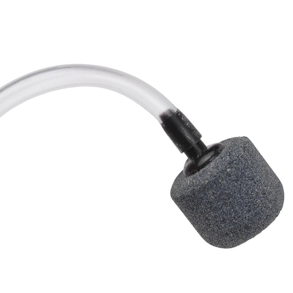 Akvaario USB ilmapumppu Pieni happipumppu, jossa on 2 ilma-kiviletkua ripustussolki akvaariokalastukseen (FMY) Black With 1 Air Stone