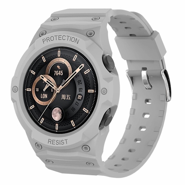 Håndleddsremmer for Huawei Watch GT 2 46mm/GT 3 46mm TPU Beskyttelsesetui Erstatningsarmbånd (FMY) Light grey, Light Grey Style E Huawei Watch GT 2 46mm