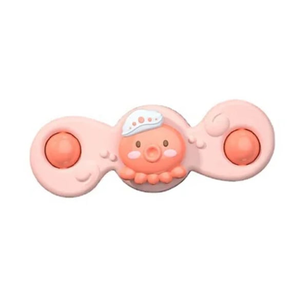 Baby Sucker Spindelegetøj Børn Bad Montessori Uddannelse Roterer 3 År Badeværelseslegetøj til Småbørn Spædbarnslegetøj til Baby (FMY) 1PC Octopus