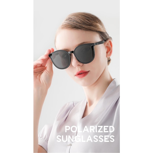Mote runde solbriller for kvinner Menn Oversized Vintage -gull (FMY)