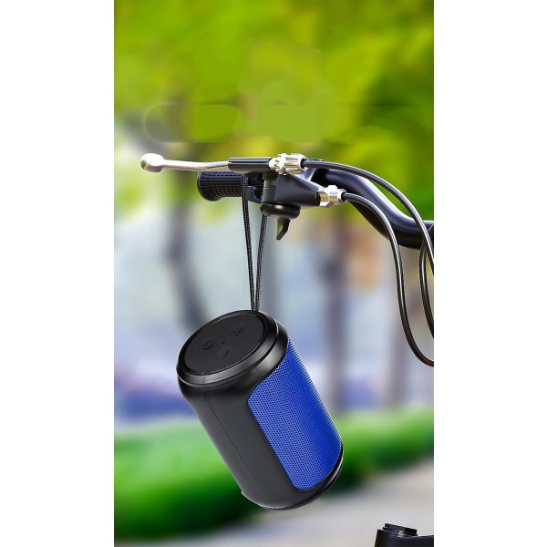 Bluetooth 5.0 5w trådlösa högtalare - ladda högtalare för högre volym och längre livslängder Sea (blå) (FMY)