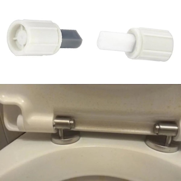 Toalettlock gångjärn Toalett Soft Close beslag Toalettlock montering Fästkontakt Ersättningsdelar Roterande dämpare gångjärn  (FMY) 2pcs