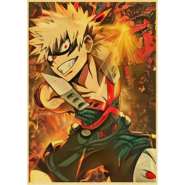 Träpussel 300/500/1000 bitar Anime My Hero Academia Posters Vuxna Barnleksaker Dekompressionspel Tp058Ys  (FMY) 300 Pieces