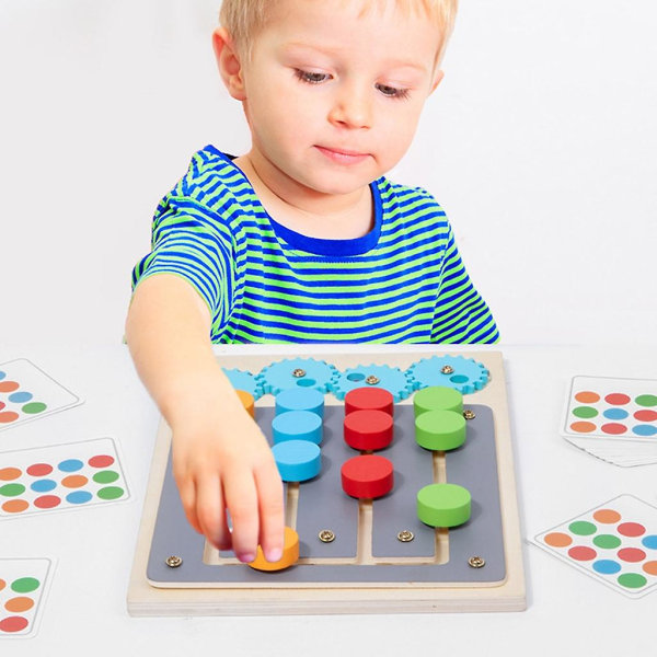 Löydä oikeat pikkulapsille sopivat pojat ja tytöt Perusvärien yhteensovittaminen Kognition Learning Toy Thinking Training (FMY)