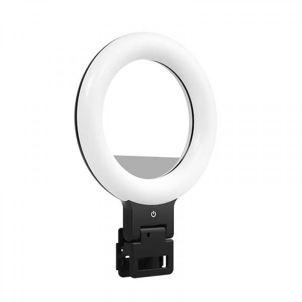 Rengasvalo Selfie-rengasvalo peilillä himmennettävä Beauty Desktop Ring Light (FMY)
