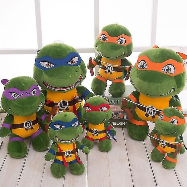 Skilpadder Plysj Plysj Samleobjekt Ninja Plysj (donatello)  (FMY) Red 25CM