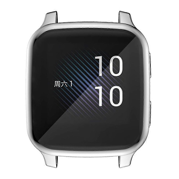 Passar för Venu SQ Smartwatch Skyddande Skal TPU Full Skärm för Case (FMY) Clear