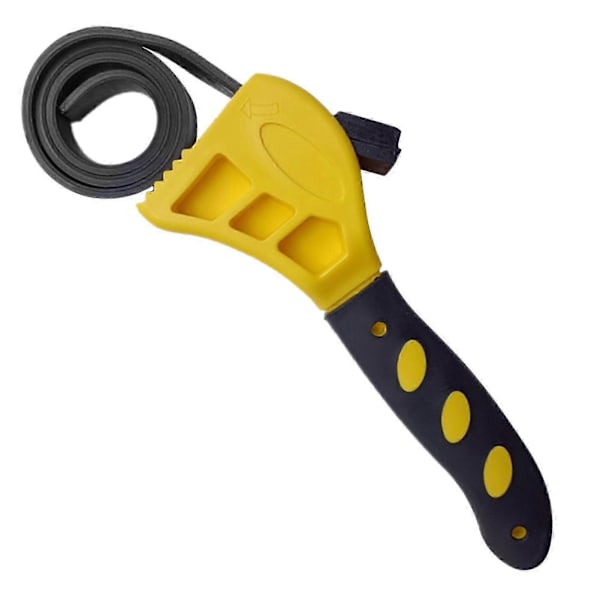 JiaWei Kapsylrem Burköppnare Justerbar Flaskburköppnare för Svaga Händer Ergonomiska Burk-Gripar för Hemmakök QVp (FMY) Yellow 8 inch