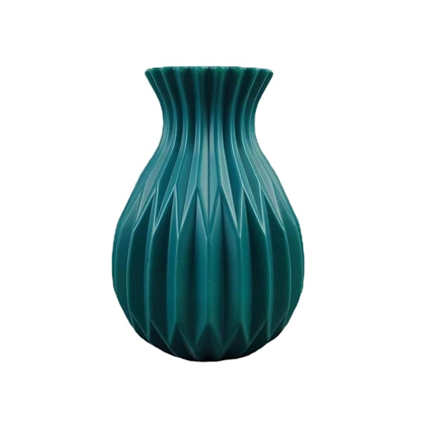 Blomstervase Elegant Blomsteroppsatser Vase Fint Håndverk Kreativ Blomsterpotte for Hjemmedekorasjon (FMY) Green