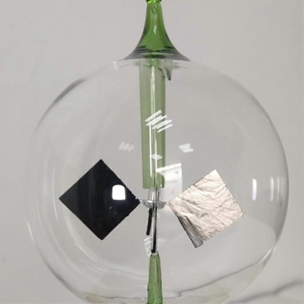 4 Blader Roterende Glass Vindmølle Solcelledrevet Crookes Radiometer Lysmølle/Pedagogisk Undervisning S (FMY) A3