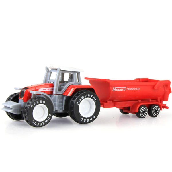 Farm Tractor Toy Kids Pull Back Car Sæt til drenge/piger fødselsdagsgaver (FMY)