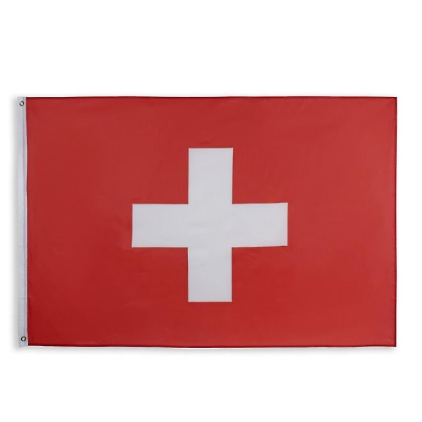 90 x 60 cm Schweiz flagga Holland polyester schweizisk flagga hög kvalitet banner Nn021  (FMY)
