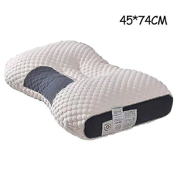 Cervical Orthopedic Neck Pillow Help Sleep And Protect The Pillow Neck Household Soybean Fiber Spa Massage Pillow For Sleeping  (FMY)