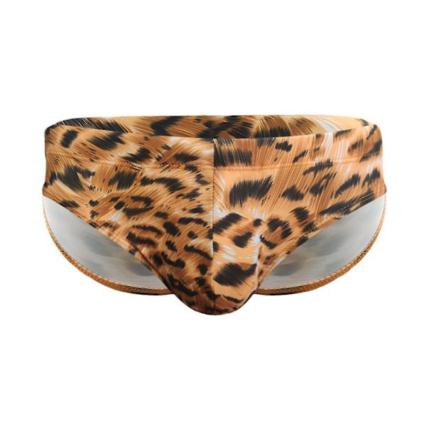 Män Sommar Badbyxor Låg Midja Snabbtorkande Tiger Print Badbyxor Andningsbara Slim Fit Badbyxor (FMY) M