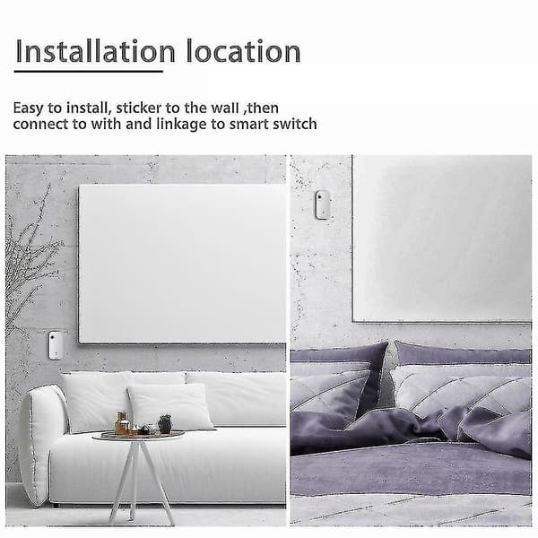 Tuya Wifi Ljussensor Intelligent Hem Belysningssensor Kopplingskontroll Ljussensor Illum (FMY)