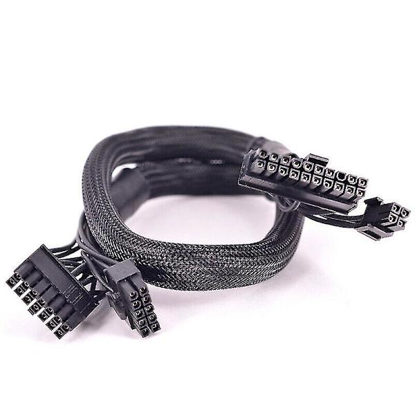 14+10-pin til 24-pin ATX strømforsyningskabel 20+4-pin PC PSU hovedkortkabel for AX1500i AX1200i AX8  (FMY)