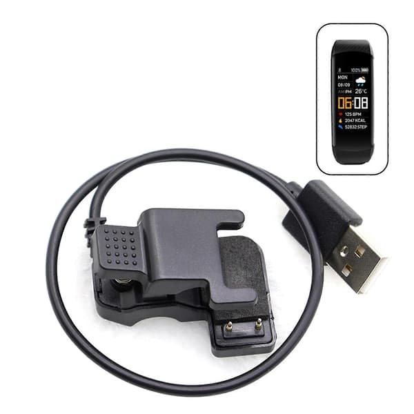 Yleiskäyttöinen USB 5V latauskaapeli älykellolle TW64 (FMY) 2P C2 3MM