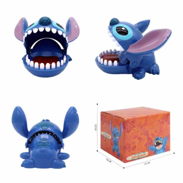 Lilo ja Stitch -suuri suu -puremapeli -hahmo - ovela pilailu -lelu - lasten lahja (FMY) Stitch