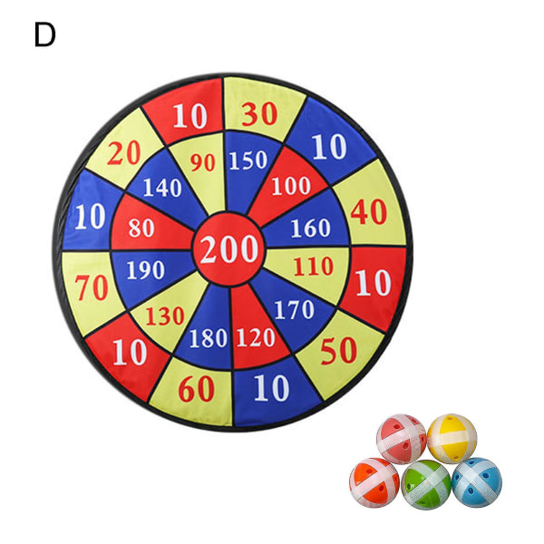 Klistrete målball-dartspill, lekesett for foreldre og barn, gave til barn (FMY)