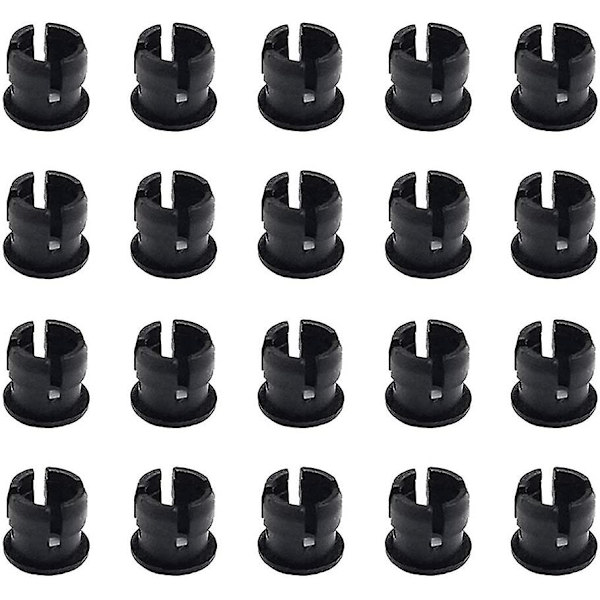 20 x 3 mm LED-valot 20 cm kaapelilla DC 12 V LED-valmiit asennusrenkaat muovi (lämmin valkoinen) (santanxing)  (FMY) blue