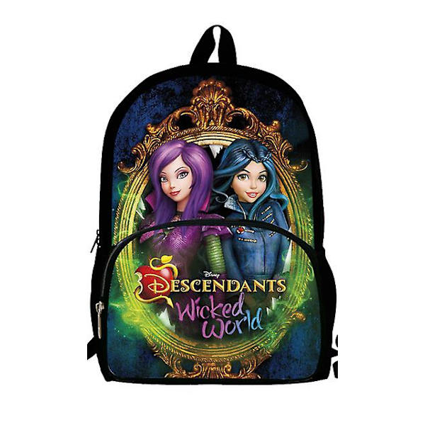 3 st Descendants 3 Ryggsäck Flickor Pojkar Pennfodral Skolväska Anime Cartoon Ryggsäck Laptop Laptop Present Till Barn  (FMY) only backpack3
