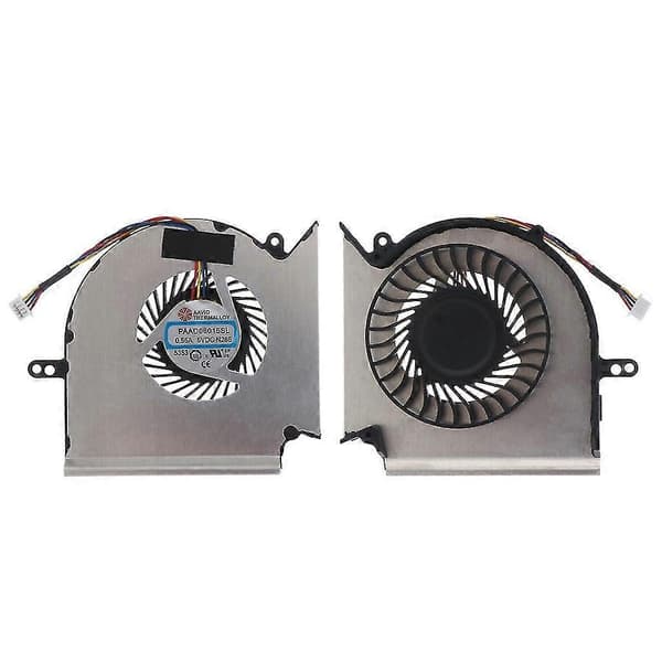 CPU Køleblæser til MSI GE75 GP75 GE63 GP63 GL63 Bærbar computer 5V 4-polet GPU Radiator (FMY) CPU GPU