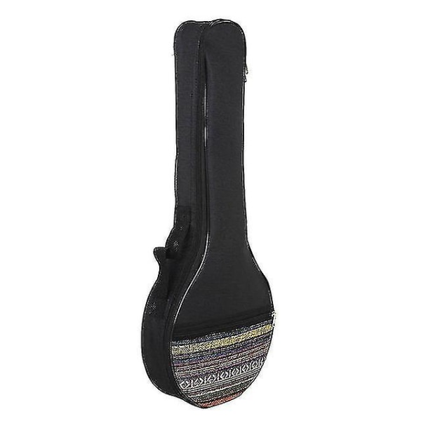 4-strengers Banjo Bag Konsert Etnisk Stil Legg Til Bomull Banjo Ukulele Bag Ryggsekk Kui-2a  (FMY)