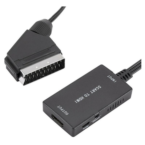 Hdmi Cable Scart To Hdmi Converter Scart To Hdmi Adapter 1080p/720p Hd Video Audio Converter With Usb Cable  (FMY)